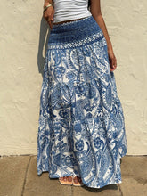 Sunnyshic Women's Bohemian Printed Skirt, Casual Daily Vacation Wear, Spring/Summer
